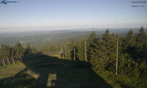 Město Rokytnice nad Jizerou - Lysá hora, pohled na západ - 28.5.2026 v 06:45 Město Rokytnice nad Jizerou - Lysá hora, pohled na západ - 28.5.2026 v 06:45