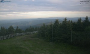 Město Rokytnice nad Jizerou - Lysá hora, pohled na západ - 9.6.2026 v 05:45 Město Rokytnice nad Jizerou - Lysá hora, pohled na západ - 9.6.2026 v 05:45