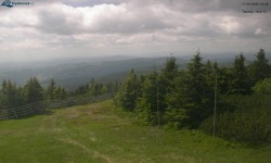 Lysá hora, výhled na západ