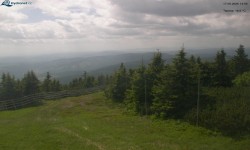 Lysá hora, výhled na západ