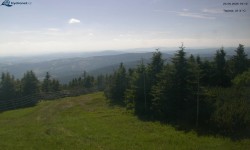 Lysá hora, widok na zachód