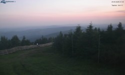 Lysá hora, widok na zachód