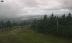 Lysá hora, pohled na západ