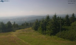 Lysá hora, pohled na západ