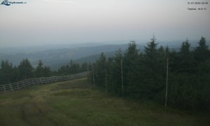 Město Rokytnice nad Jizerou - Lysá hora, pohled na západ - 31.7.2026 v 05:45 Město Rokytnice nad Jizerou - Lysá hora, pohled na západ - 31.7.2026 v 05:45