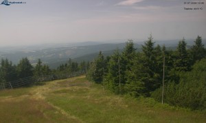 Město Rokytnice nad Jizerou - Lysá hora, pohled na západ - 31.7.2026 v 12:45 Město Rokytnice nad Jizerou - Lysá hora, pohled na západ - 31.7.2026 v 12:45