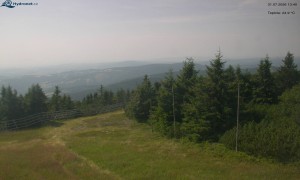 Město Rokytnice nad Jizerou - Lysá hora, pohled na západ - 31.7.2026 v 13:45 Město Rokytnice nad Jizerou - Lysá hora, pohled na západ - 31.7.2026 v 13:45