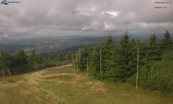 Lysá hora, pohled na západ