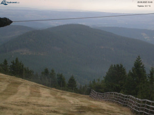 Město Rokytnice nad Jizerou - Lysá hora, pohled na východ - 29.9.2025 v 16:45