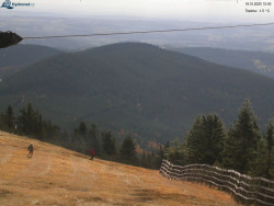 Lysá hora, pohled na východ