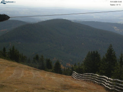 Lysá hora, pohled na východ