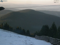 Lysá hora, pohled na východ