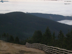 Lysá hora, pohled na východ