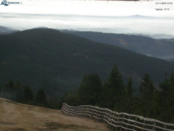 Lysá hora, pohled na východ