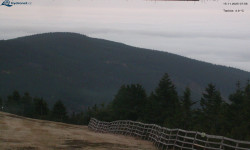 Lysá hora, pohled na východ