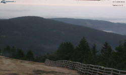 Lysá hora, pohled na východ