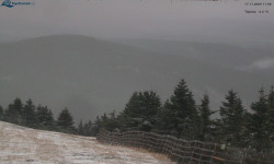 Lysá hora, pohled na východ