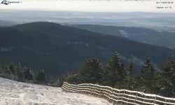 Lysá hora, pohled na východ