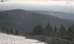 Lysá hora, pohled na východ