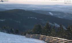 Lysá hora, pohled na východ