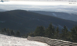 Lysá hora, pohled na východ