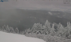 Lysá hora, pohled na východ