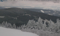 Lysá hora, pohled na východ