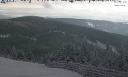 Lysá hora, pohled na východ