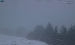 Město Rokytnice nad Jizerou - Lysá hora, pohled na východ - 8.12.2025 v 08:15