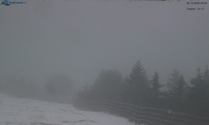 Město Rokytnice nad Jizerou - Lysá hora, pohled na východ - 8.12.2025 v 08:30