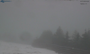 Město Rokytnice nad Jizerou - Lysá hora, pohled na východ - 8.12.2025 v 08:45