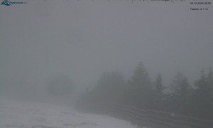 Město Rokytnice nad Jizerou - Lysá hora, pohled na východ - 8.12.2025 v 09:00