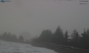 Město Rokytnice nad Jizerou - Lysá hora, pohled na východ - 8.12.2025 v 09:15