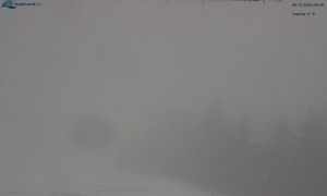 Město Rokytnice nad Jizerou - Lysá hora, pohled na východ - 8.12.2025 v 09:45