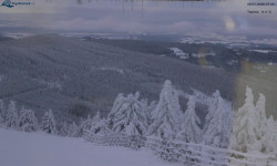 Lysá hora, pohled na východ