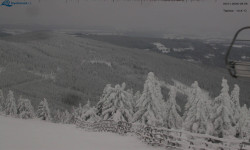 Lysá hora, pohled na východ