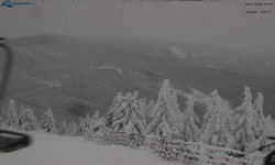 Lysá hora, pohled na východ