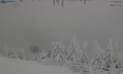 Lysá hora, pohled na východ