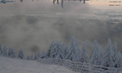 Lysá hora, pohled na východ