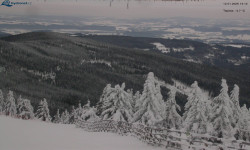 Lysá hora, pohled na východ