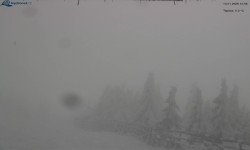 Lysá hora, pohled na východ