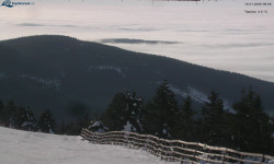 Lysá hora, pohled na východ