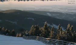 Lysá hora, pohled na východ