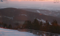 Lysá hora, pohled na východ