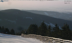 Lysá hora, pohled na východ