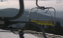 Lysá hora, pohled na východ