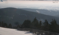 Lysá hora, pohled na východ