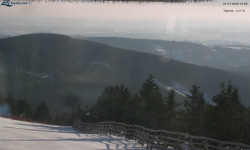 Lysá hora, pohled na východ