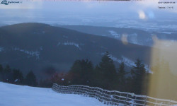 Lysá hora, pohled na východ