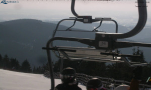 Město Rokytnice nad Jizerou - Lysá hora, pohled na východ - 22.1.2026 v 12:45